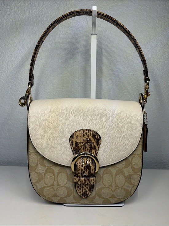 Coach Handbags - Coach Kleo Shoulder/ Crossbody Bag 23 in Blocked Signature Canvas
